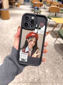 Aangepaste foto's doorzichtige telefoonhoes compatibel met 16 15 14 13 12 11 PromaxMini SE 7 8 XR S24 cadeau-idee Voeg foto's/herinneringen toe aan telefoonhoesje Personaliseerbaar