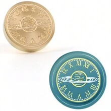 CYFUN DESIGN 1 件黄铜制成带翅膀的心/爱英文文字蜡封印章头，手工制作，无手柄，适用于工艺品、日记本、婚礼请柬、卡片装饰等 - 金色 - 查看 15