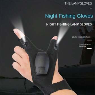 [Luz de Pesca Nocturna Pro] Luz de dedo impermeable USB, IP67 a prueba de lluvia y golpes, Luz de advertencia para anzuelo/punta de vara de pesca nocturna, Luz brillante penetrante a 50m, Carga magnética silenciosa con 12H de autonomía
