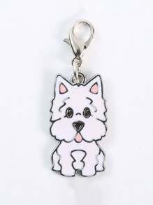 1pc Puppy Shape Keychain Cute Keychain Or Backpack Decoration Bag Pendant Girl Gift - Multicolor - View 7