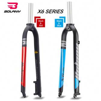 BOALNY 1pc 27.5/29 Inch Black Aluminum Alloy Mountain Bike Front Fork, Bicycle Accessories