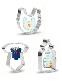 3件套：饼干模具、围兜、奶瓶、DIY不锈钢饼干模具系列 - 餅乾模 - 查看 6