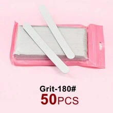 50片可替换砂纸指甲锉，可重复使用且可清洗，100/180/240目（不锈钢底座需另购） - 淺灰色 - 查看 16