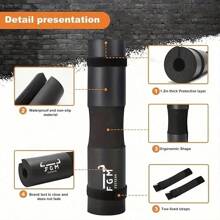 Miếng đệm vai tạ, miếng đệm vai bằng mút dày, thích hợp cho tập luyện tại phòng tập và rèn luyện sức mạnh - Nhiều màu - Xem 4