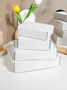 8 个瓦楞纸盒，多种尺寸可选，三层纸板盒，适用于运输、邮政、快递包装，适合小型企业产品包装和配送