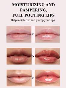 O'CHEAL 1pc 保湿唇膏透明保湿唇油 - 彩色 - 查看 5