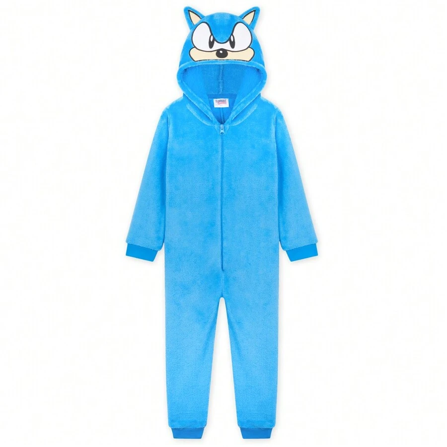 SONIC THE HEDGEHOG Onesie Loungewear - Blue - View 1