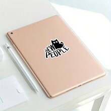 3 Zoll "Böse Menschen" Aufkleber - Perfekt für Laptops, Notizbücher, Wasserflaschen, persönliche Räume, Humor-Ecken und Halloween-Dekoration | Toll für Katzenliebhaber, Fans von schwarzem Humor, Halloween-Enthusiasten und Realisten | Ideales Geschenk für Freunde, Familie und Kollegen | Lustiger Katzen-Aufkleber für schwarzen Humor, Halloween-Dekoration und Selbstausdruck