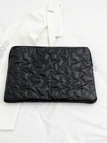 13/13.3/14/15/16 英寸笔记本电脑包，黑色星形图案手提包，笔记本电脑、Chromebook、M3/M2/M1 Max PC 保护套 - 黑色 - 查看 8