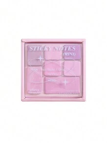1pc High-Quality Creative Eyeshadow Palette Series Notepad, Colorful Note Pages With Index Stickers Back To School
