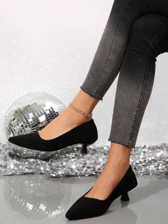 Women's New Pointed Toe Low Vamp Leopard Print Sexy High Heel Shoes, Comfortable & Stylish, Not Tired Feet, Fashion Ladies High Heels For Spring Autumn