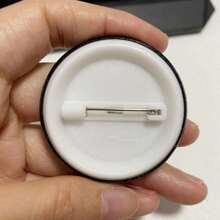 44mm 1.7inch Pins Broach DIY Buttons Snap-In Craft
