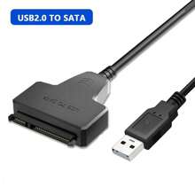 SATA To USB 3.0 USB-C Adapter Cable Up To 6 Gbps For 2.5 Inch External HDD SSD Hard Drive SATA 3 22PIN USB 2.0 To Sata III Cord SATA To USB