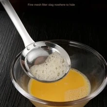Écumoire en acier inoxydable 304, outil de cuisine multifonctionnel, filtre à huile de friture, passoire à jus, passoire à mailles fines
