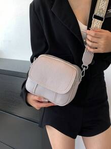 极简小方包，韩式小众设计，适合学生，时尚单肩/斜挎包，适合外出、约会、购物、办公、日常搭配、上学等场合。 - 灰色 - 查看 5