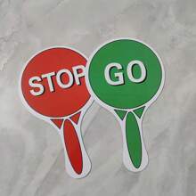 2pcs Student Classroom Debate Voting Paddles, Right Wrong Score Boards For School Activities, Interactive Teaching Tools - Multicolor - View 12