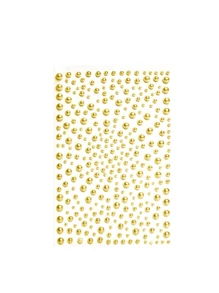 5pcs Multicolor Purchase Products DIY Faux Pearl Stickers Self Adhesive Decorative Stickers Acrylic Shiny Crystal Gem Stickers Can Be Pasted On The Face, Hair, Eyes, Mouth, Cosmetics, Nails, Body, Crafts ,Hair Styling Tools Hair Accessories - Multicolor - View 5