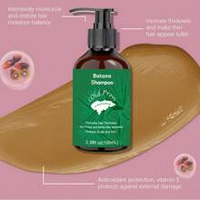 Batana Oil Shampoo & Conditioner Set - Solid Batana Oil That Quickly Smoothes Frizz And Improves Dry Split Ends, Perfect For Dry Hair Care (You Get Batana Oil + Batana Shampoo + Batana Conditioner) - Green - View 9