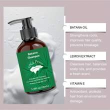 Batana Oil Shampoo & Conditioner Set - Solid Batana Oil That Quickly Smoothes Frizz And Improves Dry Split Ends, Perfect For Dry Hair Care (You Get Batana Oil + Batana Shampoo + Batana Conditioner) - Green - View 8