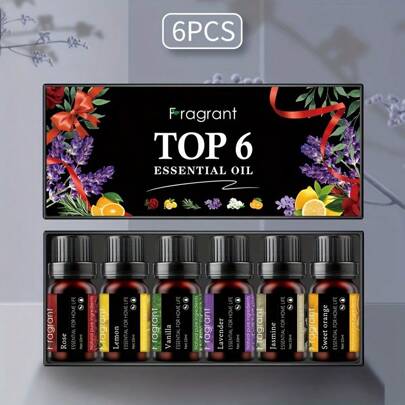 Set de regalo de aceites esenciales que incluye difusor, velas, piedra aromática, difusor de coche y recambios para aromatizar el hogar