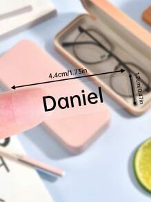 90 件定制透明贴纸，带自定义名称，可爱卡通图案防水抗撕裂贴纸，个性化标签，完美的节日办公室创新学校用品，密封，免烫，可重复使用，粘性精致，可爱，可爱 - 彩色 - 查看 6