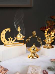 1pc Incense Burner Nordic Fashion Incense Burner Desktop Decoration Sandalwood Incense Fragrance Dispelling Aroma Burner Gift Incense Burner Gifts Birthday Graduation E-I-D - Multicolor - View 1