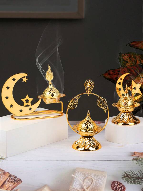 1pc Incense Burner Nordic Fashion Incense Burner Desktop Decoration Sandalwood Incense Fragrance Dispelling Aroma Burner Gift Incense Burner Gifts Birthday Graduation E-I-D