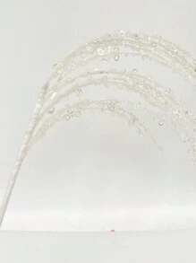 1 件圣诞闪亮树枝亮片人造茎装饰、圣诞树树枝装饰、家居装饰圣诞插页、花束和新娘装饰 - 彩色 - 查看 10