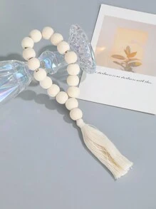 1 st. houten kralensnoer, vaasdecoratie kralensnoer, tafeldecoratie, woonkameraccessoire beste geschenken