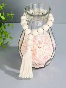 1 st. houten kralensnoer, vaasdecoratie kralensnoer, tafeldecoratie, woonkameraccessoire beste geschenken