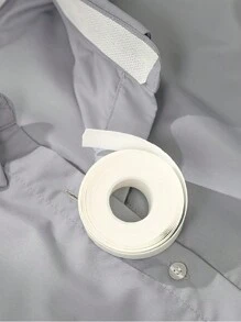 Coussinets de col adhésifs jetables, autocollants absorbant la transpiration du col, supports de col de chemise, doublures de protection contre les taches de transpiration, ruban protecteur invisible pour col de chemise - Blanc - Voir 4