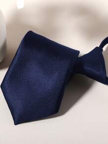 1 件易拉领带，拉链无领带，商务正装领带