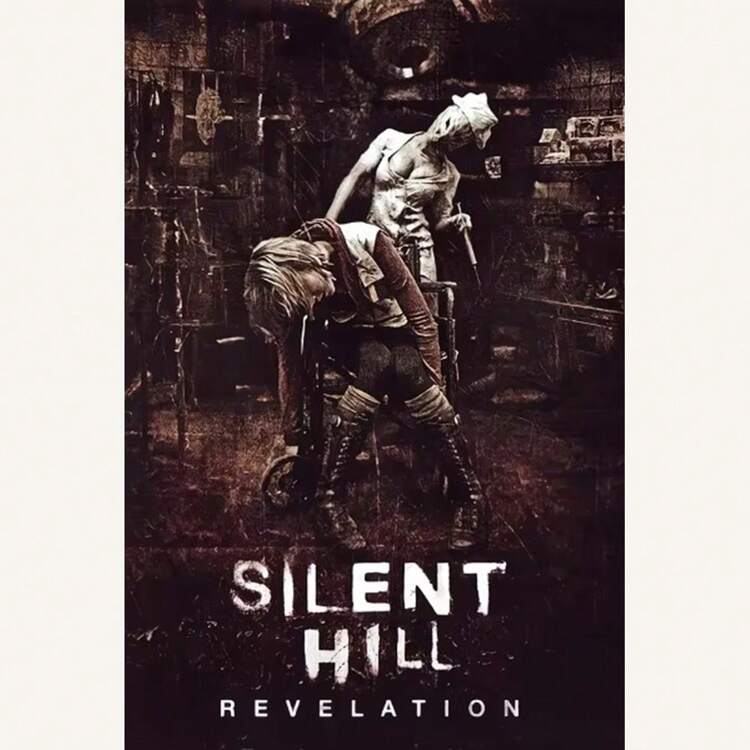 1pc Wall Arts Posters Frameless Silent Hill1 2 3 Game Movie Poster Art Canvas Painting Wall Art Thriller Game Pictures For Bedroom Game Room Wall Home Decor - Multicolor - View 25
