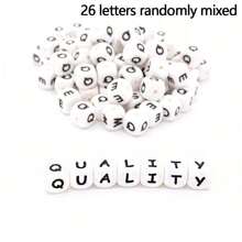 26 stuks 12 mm levendige gemengde siliconen letterkralen voor creatieve doe-het-zelf handgemaakte sieraden maken - perfect voor sleutelhangers, mobiele telefoonkettingen, armbanden en kettingen - duurzame, waterdichte en gemakkelijk te gebruiken sieradenbenodigdheden