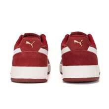 Puma Caracal SD 休閒鞋男鞋女鞋 復古低筒板鞋保暖運動鞋紅色鞋370304-25 - 大紅色-煙灰色-金色 - 查看 9