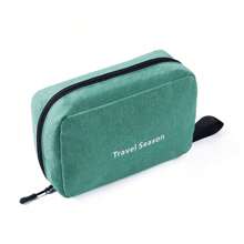 1 pièce Sac de toilette pliable organisateur Sac de rangement suspendu Sac de maquillage de salle de bain Cas de séparation sèche et humide Sac cosmétique Sacs de maquillage Organisateur de maquillage Rangement de maquillage
