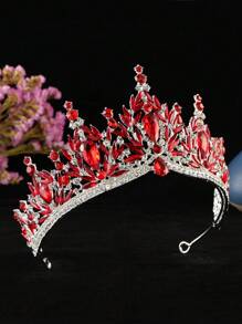 1 Peça Tiara de Noiva Premium com Strass, Adequada para Uso em Casamento, Festa, Aniversário de Mulheres