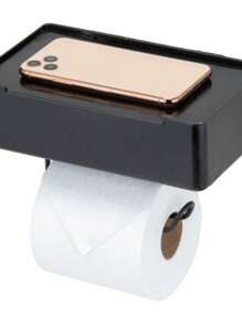 Toilet Paper Holder, Wet Wipes And Cell Phone