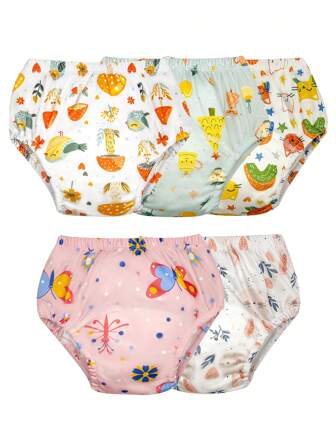 5 pièces Culottes de propreté pour bébé, toutes saisons