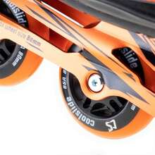 Coolslide Mens Lisboa Inline Roller Skates (Orange Tiger/Black) - 橘色 - 查看 6