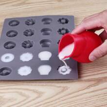 1 cái Nồi nấu chảy sô cô la, Làm tan chảy sô cô la trong lò vi sóng cho bơ, phô mai, kẹo, nước sốt và caramel, Khuôn nấu chảy sô cô la, Vật dụng làm bánh - Đỏ - Xem 3