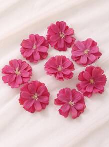 50 件/20 件人造樱花头人造花婚礼派对鞋帽 DIY 花环装饰，散装迷你花朵工艺品人造花头 - 彩色 - 查看 27