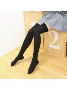 Wandinha 7/8 Stockings - Stylish Women's Stockings - Black - View 3