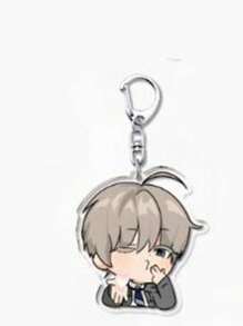 1/7 Pezzi Portachiavi in acrilico con ciondolo a forma di figura di "Lost In The Cloud Cirrus" di stile coreano, accessori per borse, portachiavi, gioielli, regali per fan, accessori per auto, ciondoli per zaini, stile gotico Y2K, portachiavi con porta-badge, regali di Natale per insegnanti, amici, sorelle - Multicolore - Visualizzare 13