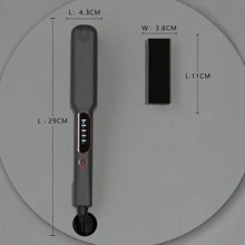 1 Pieza Plancha de Pelo Cerámica con Calentador PTC de Placa Plana de 1.5 Pulgadas, con 1 Guante y 2 Pinzas