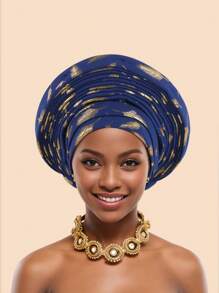 1pc Polyester Drawstring Patch Baseball Cap, Suitable For Spring, Summer, Autumn And Winter Hair Sleep Cap - Multicolor - View 2