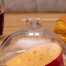 Crystal Cheese Dish With Heart Lid 19.5cm X 13cm - Lyor - 彩色 - 查看 2