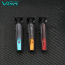 VGR Hair Clipper Electric Digital Display Trimmer Three Colors Available Portable Hair Clipper Long Time Use Cordless Clipper Finishing Barber Hair Clipper V-930
