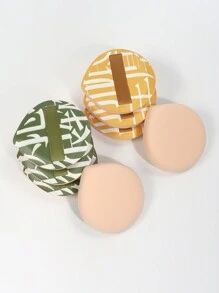 Set de 2/4/6/8/10 piezas de esponjas de maquillaje tipo algodón de azúcar, que incluye borlas de cojín de aire, esponjas sin látex mezcladas y esponjas de maquillaje, aptas para fundación líquida, fundación en polvo, corrector, adecuadas para todo tipo de pieles