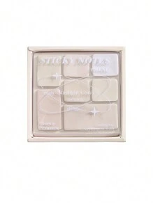 1pc High-Quality Creative Eyeshadow Palette Series Notepad, Colorful Note Pages With Index Stickers Back To School